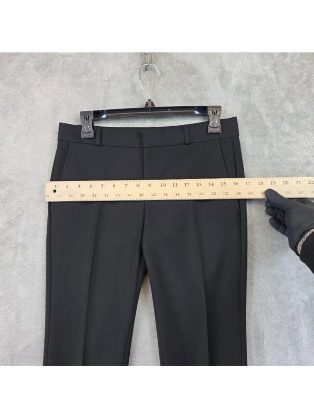 Banana Republic Ryan Dress Pants Womens 2 Petite Black Twill Stretch Work Office - Picture 10 of 13